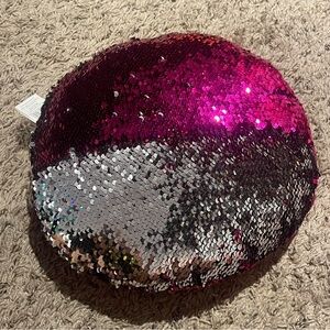 sequin pillow